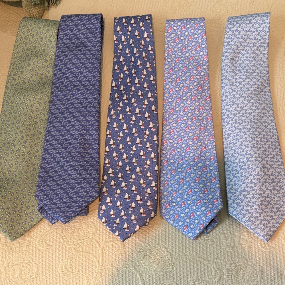 Vineyard Vines Men's Tie Collection - Green, Blue, Light Blue